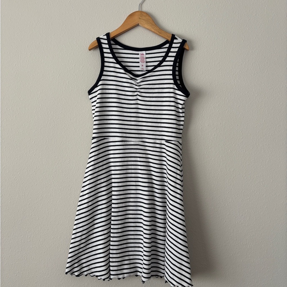 NWOT Justice Striped Sleeveless Dress size 10